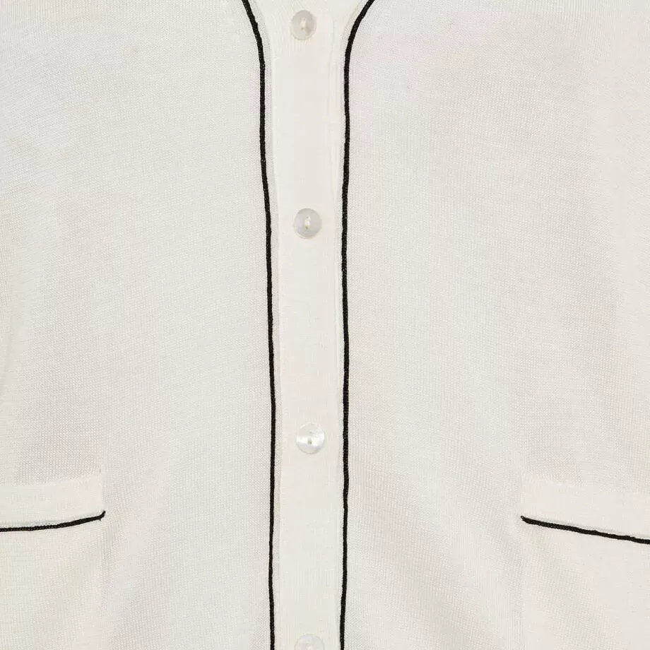 Split-Hem Cardigan