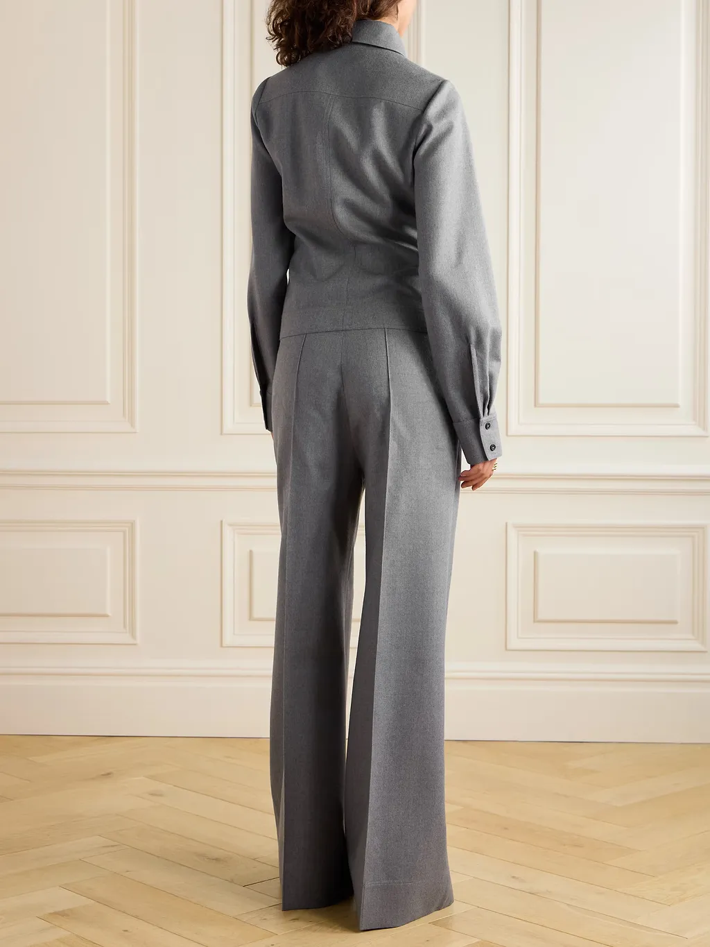 Wool Flannel Jumpsuit