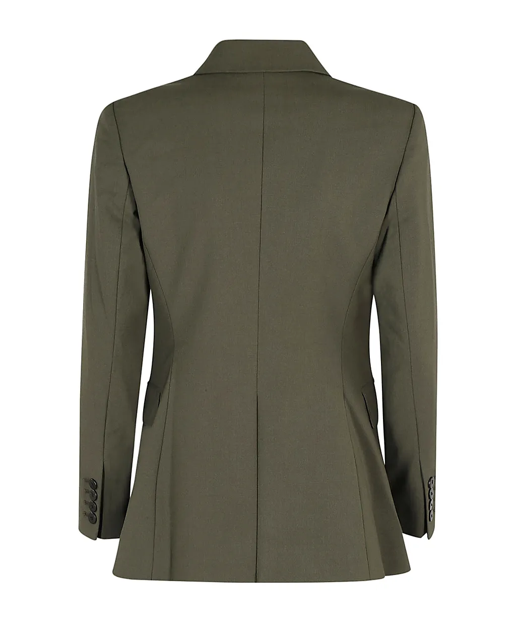 Single-Breasted Wool Blazer