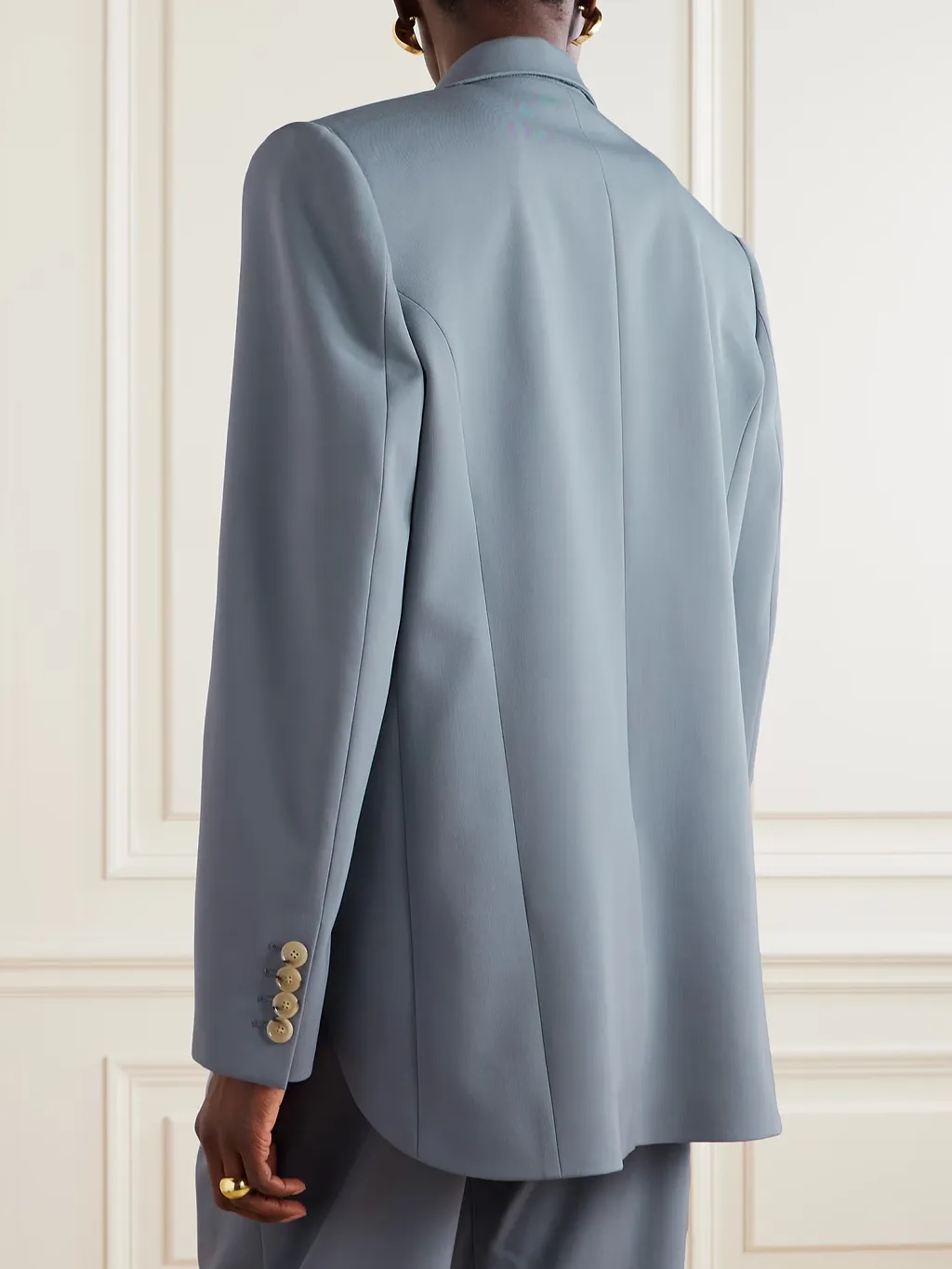 Wool Blend Suit Jacket