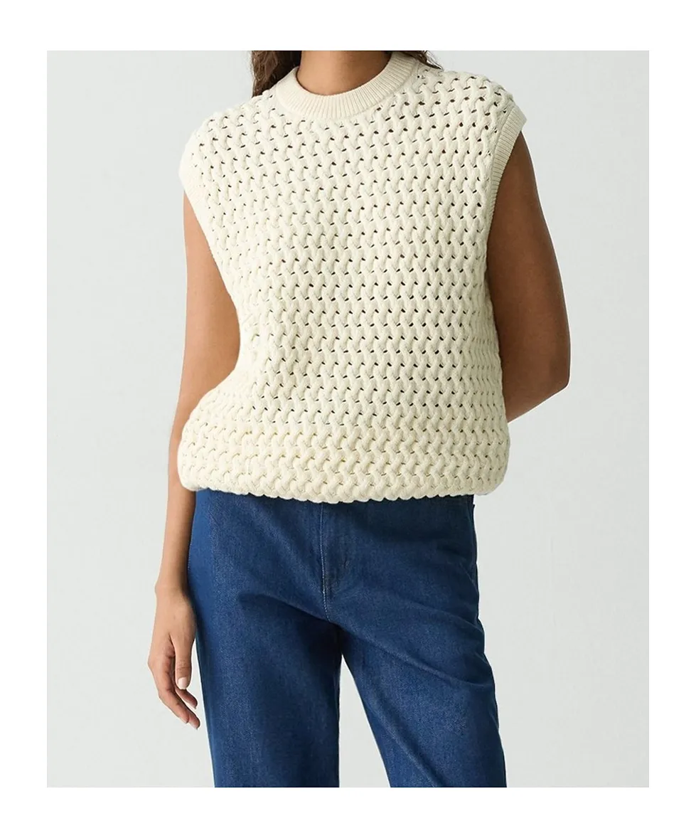 Theory Cable-Knitted Sleeveless Vest