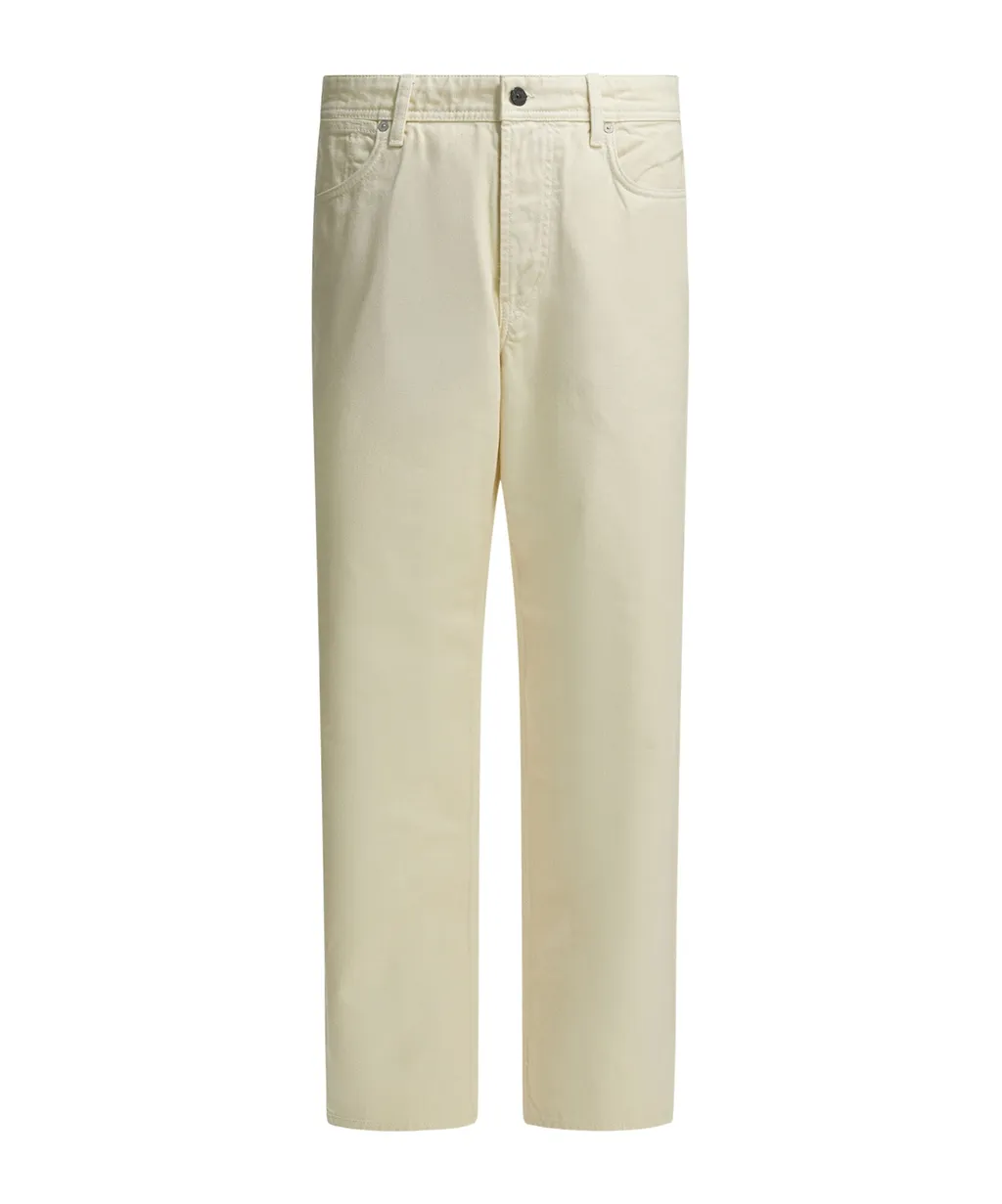 Stone Island Wide-Leg Cotton Pants
