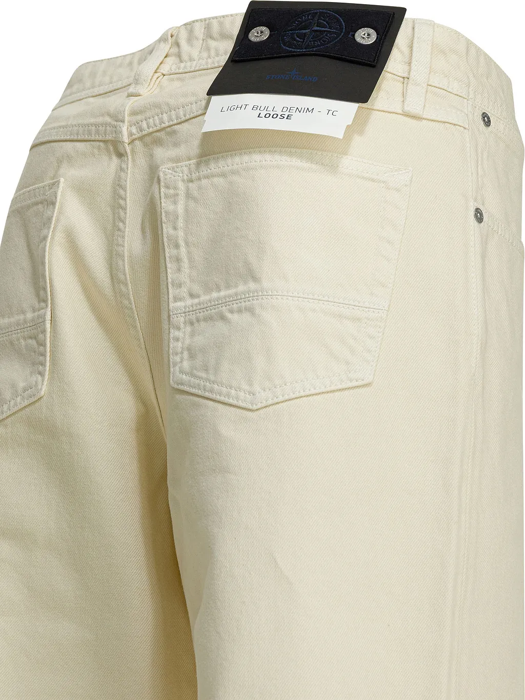 Stone Island Wide-Leg Cotton Pants