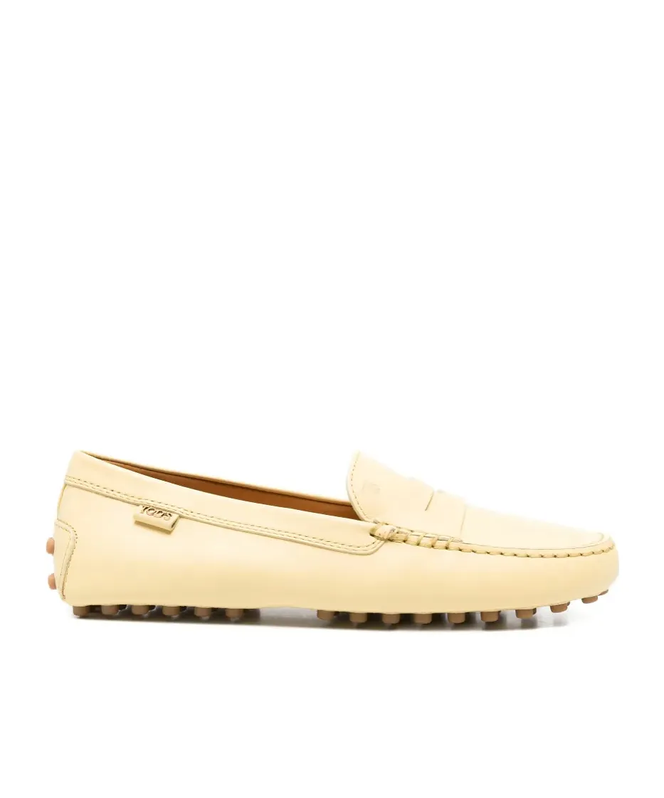 Penny-Strap Leather Loafers