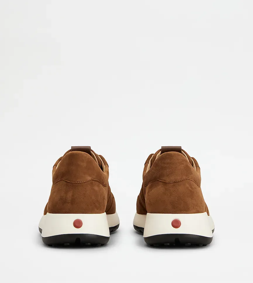 Red Dot Suede Sneakers