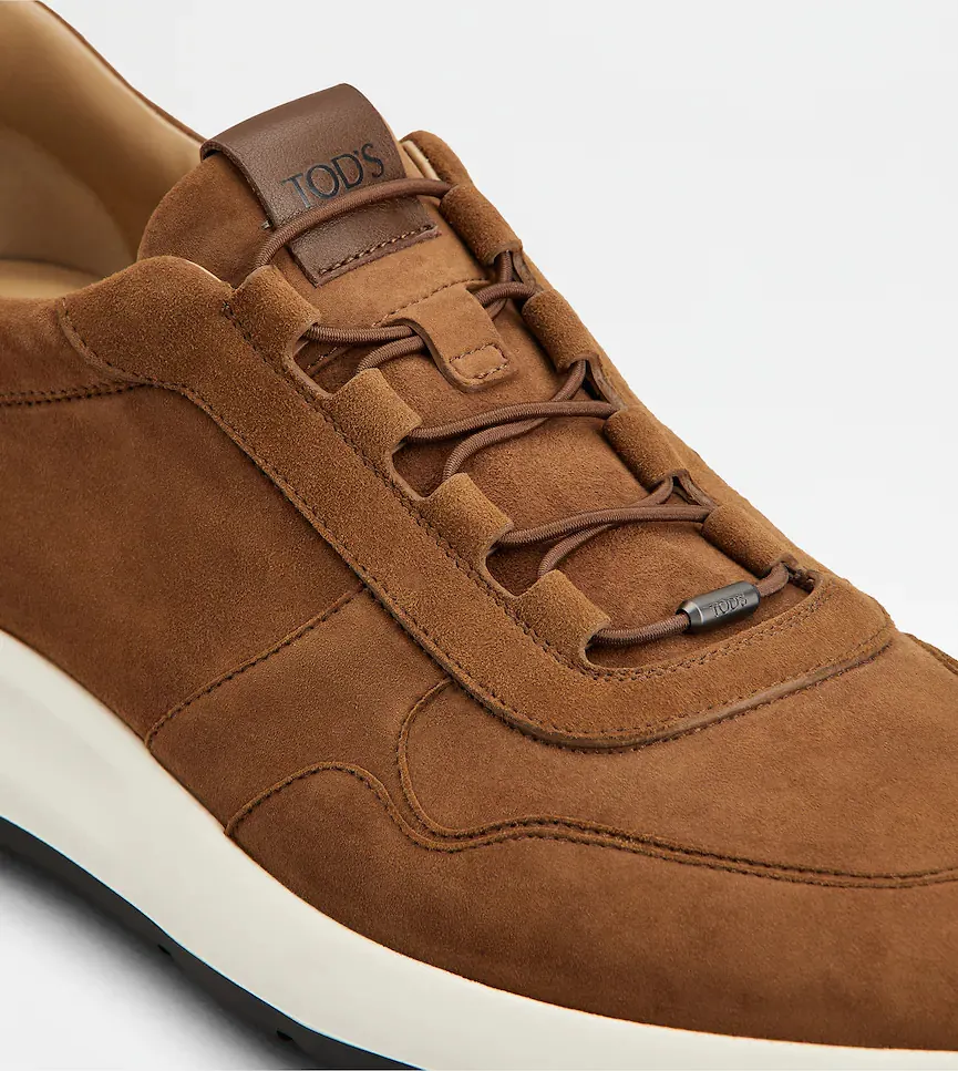 Red Dot Suede Sneakers