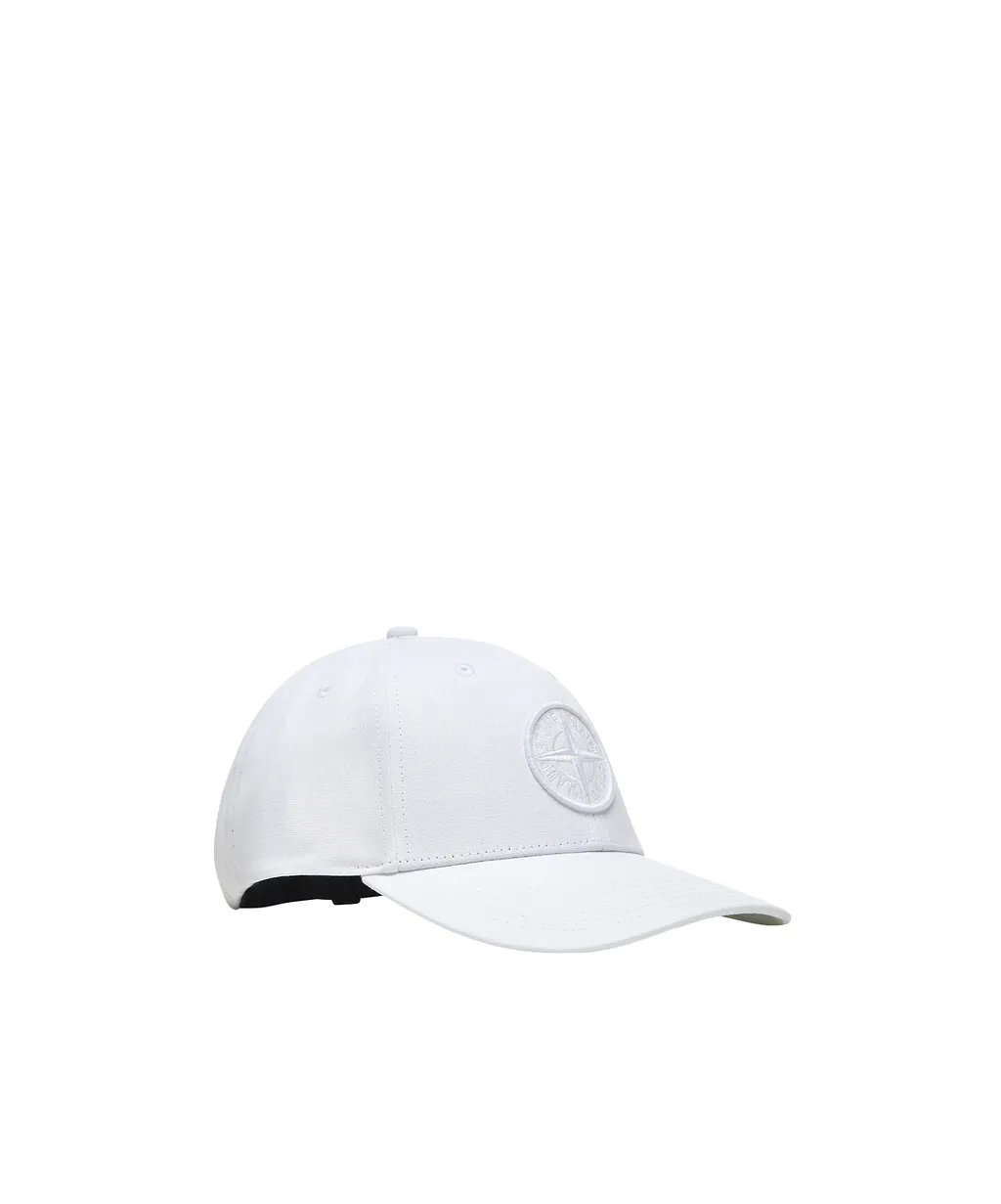 Stone Island Logo Embroidered Baseball Cap