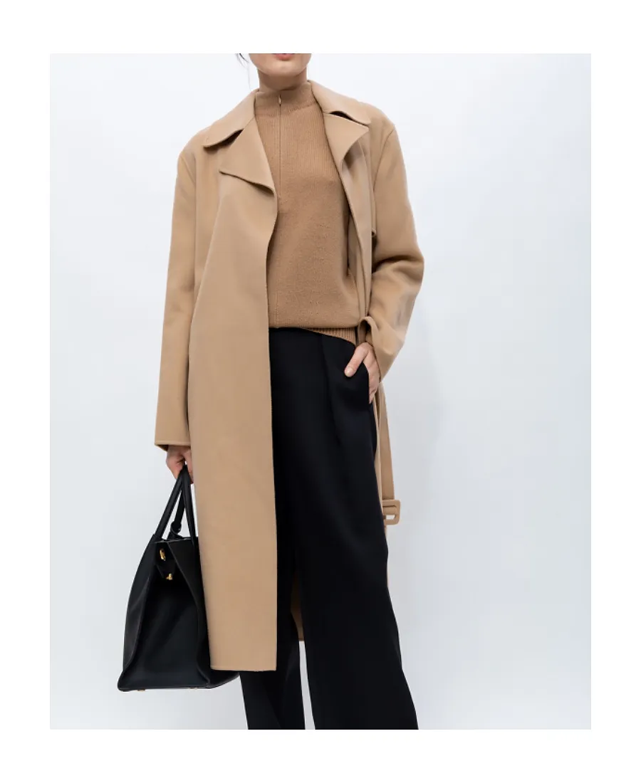 Theory Long-Sleeved Belted Coat