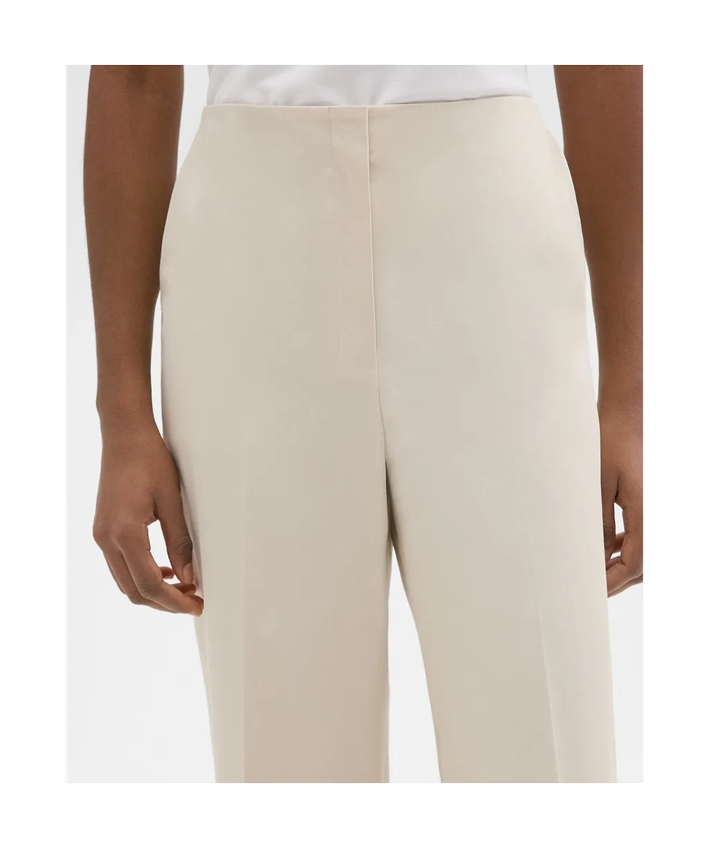 Theory High-Waist Cuff Pants