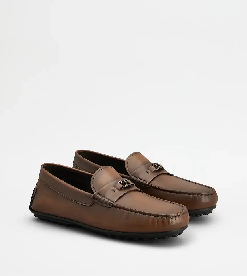 City Gommino 76L Logo-Detail Loafers