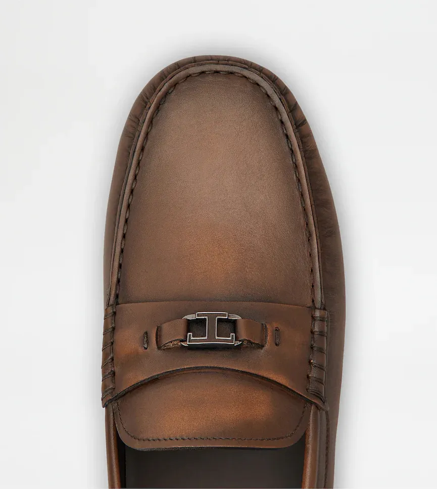 City Gommino 76L Logo-Detail Loafers
