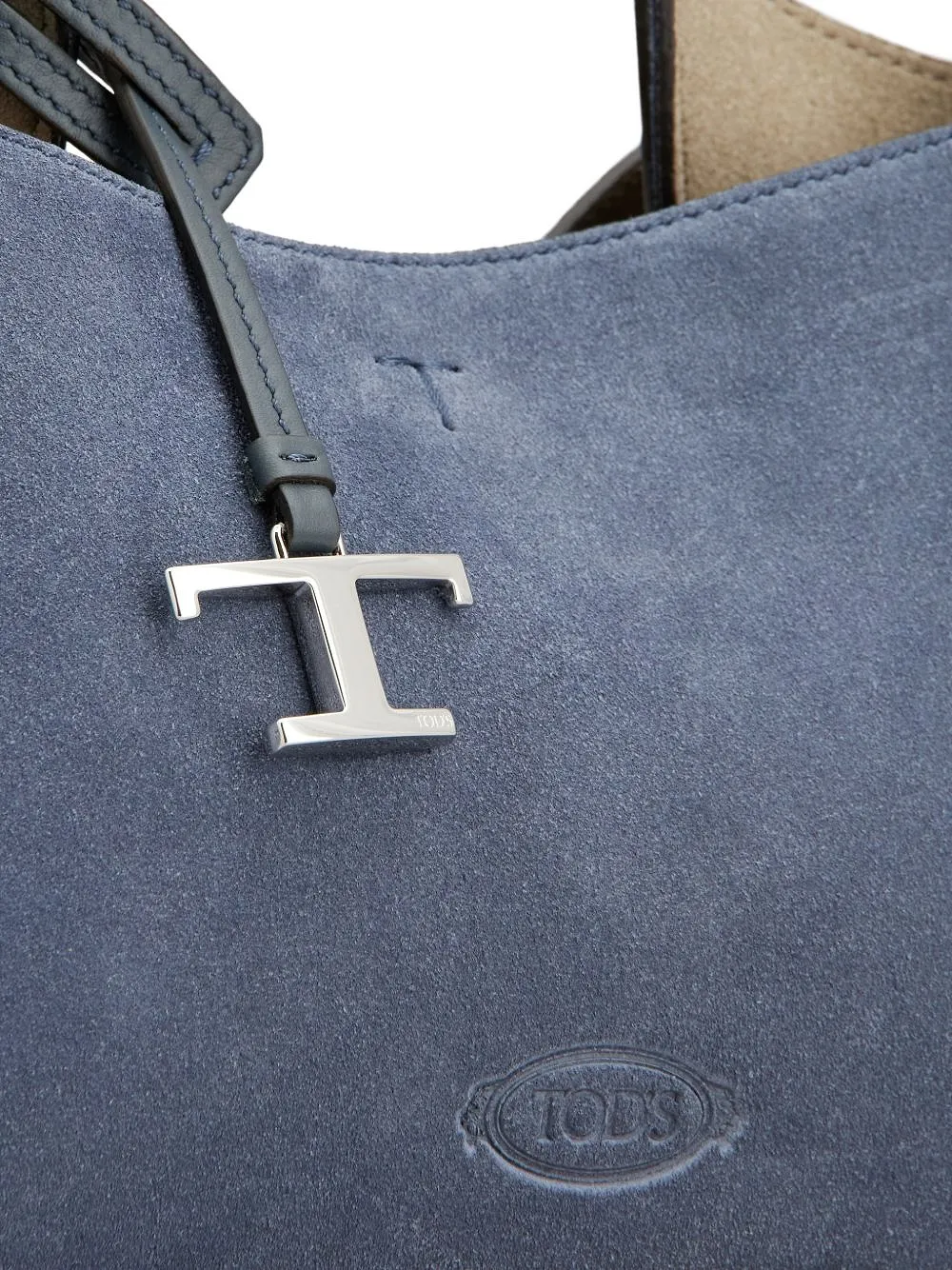 Tod's Logo Embossed Top Handle Bag