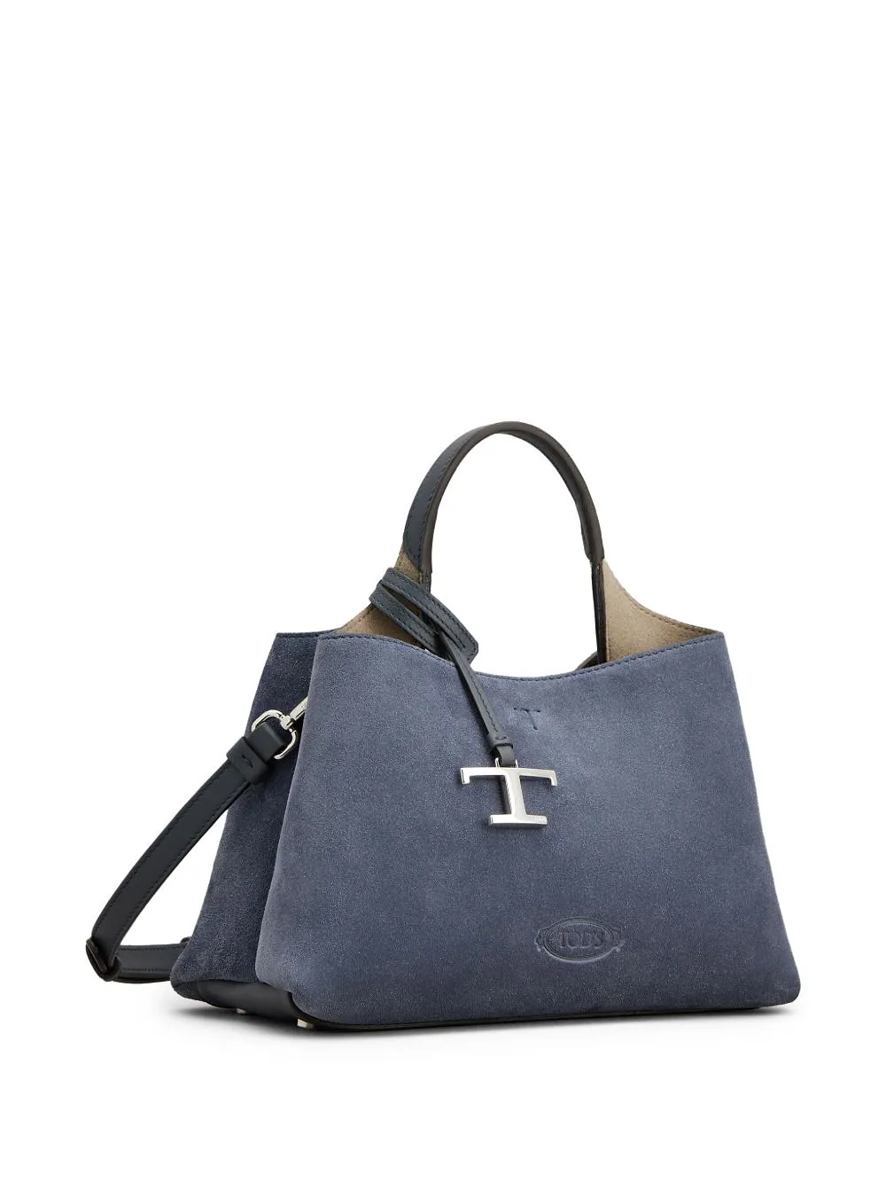 Tod's Logo Embossed Top Handle Bag