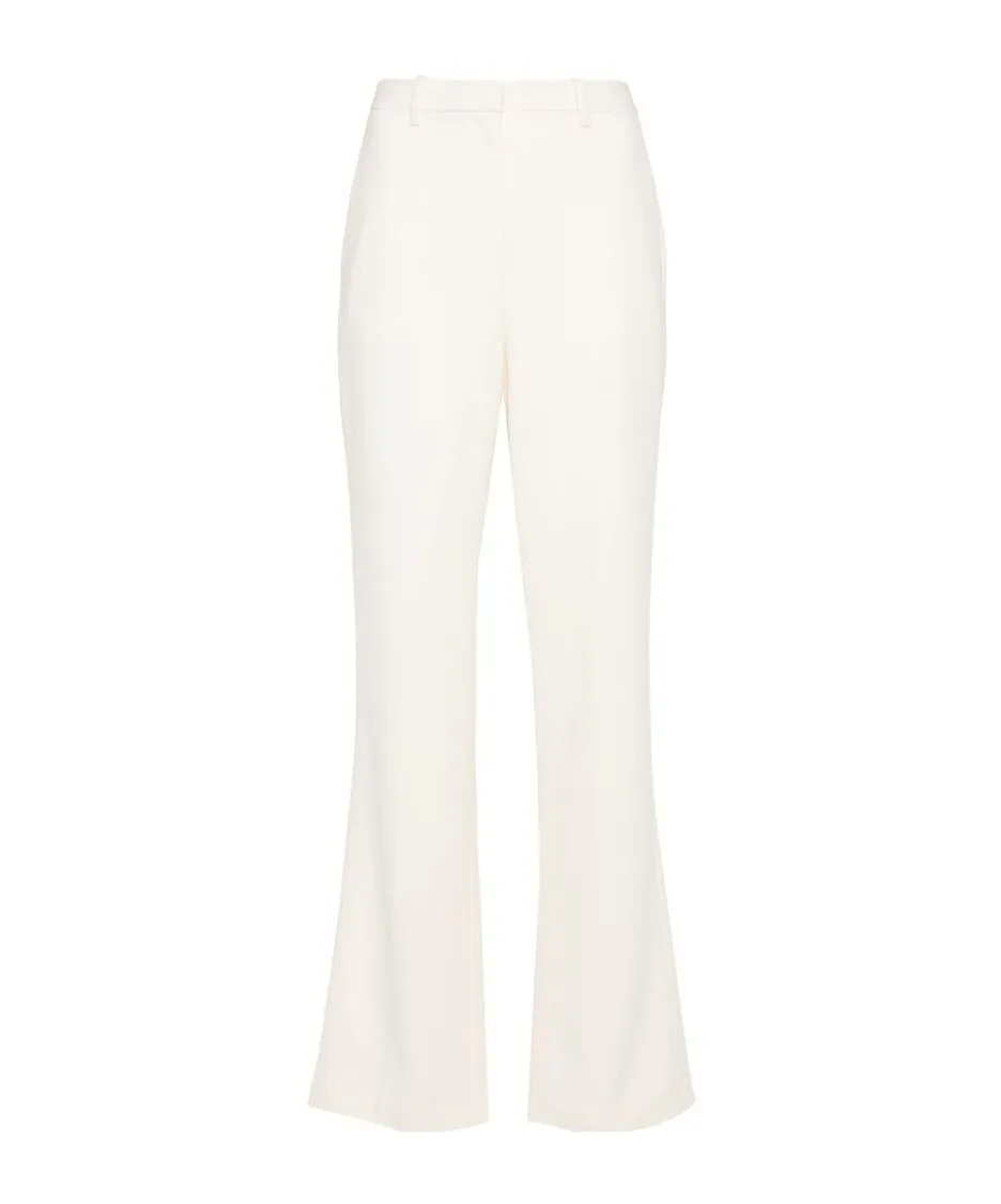 Theory Pressed-Crease Flared Trousers