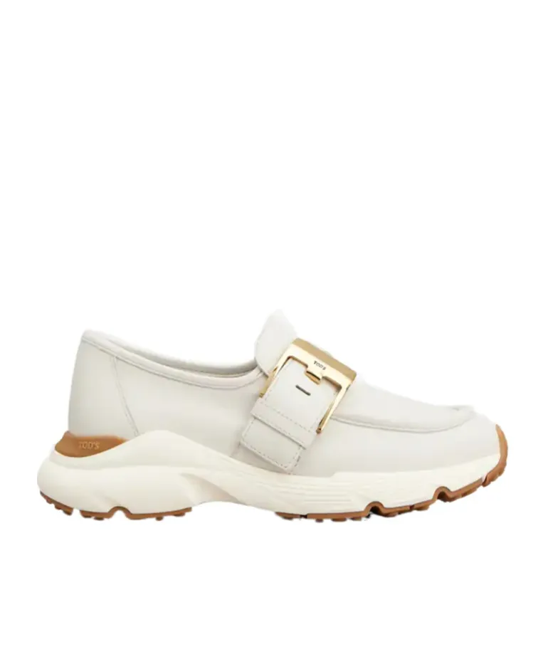 Tod's Buckle-Strap Slip-On Sneakers