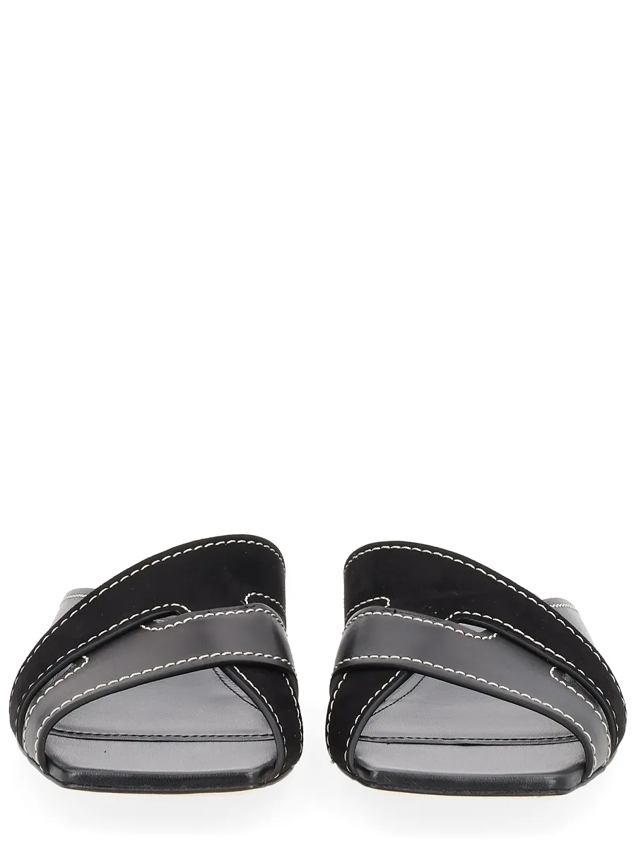 Tod's Crossed-Strap Flat Sandals