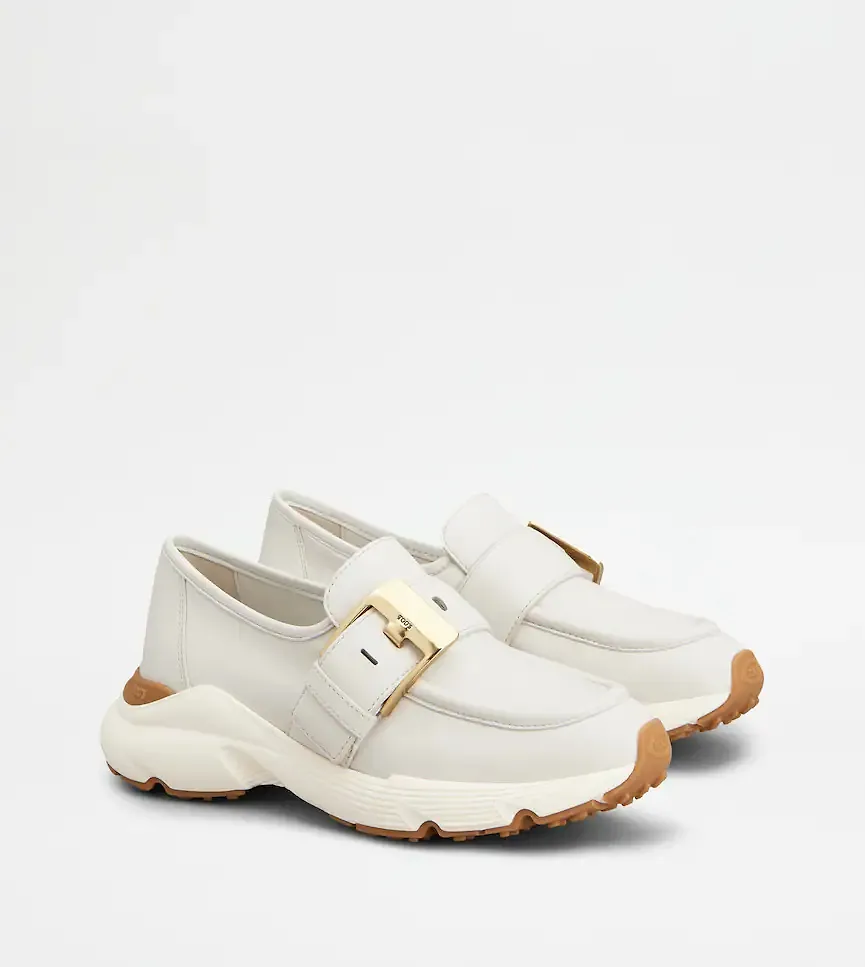 Tod's Buckle-Strap Slip-On Sneakers