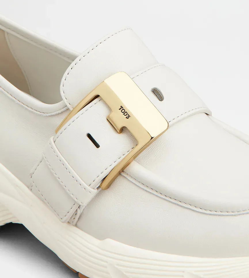 Tod's Buckle-Strap Slip-On Sneakers