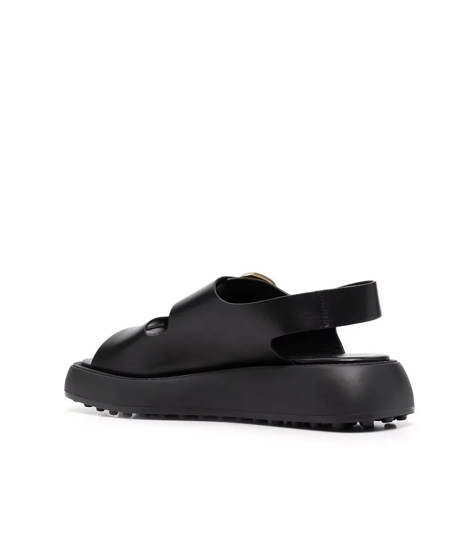 Tod's Double Buckle Strap Sandals