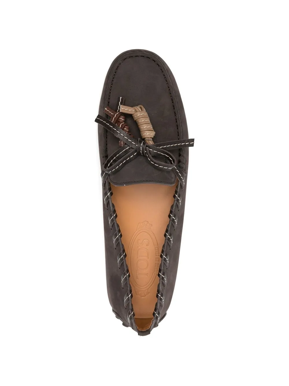 Tod's Tassel Driving Flat Shoes