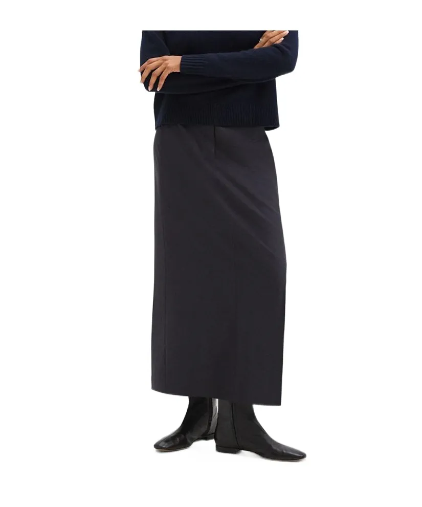 Theory Stretch Flannel Maxi Skirt