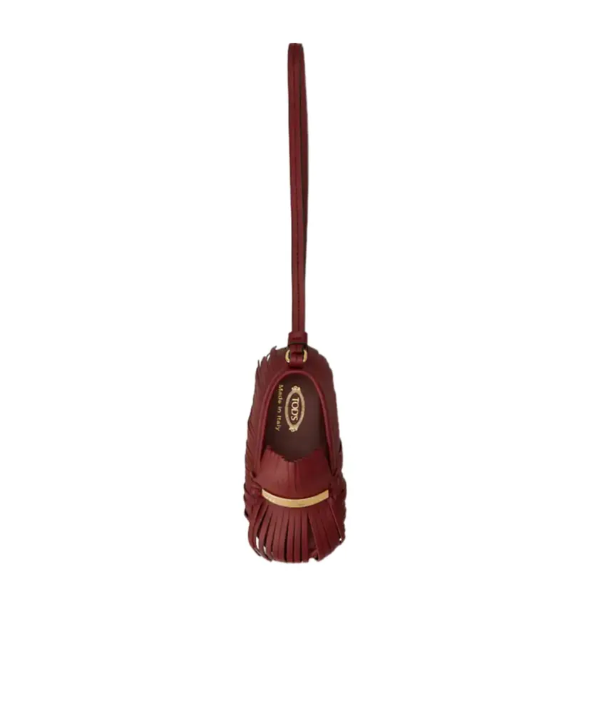 Tod's Gommino Fringe Leather Keyring