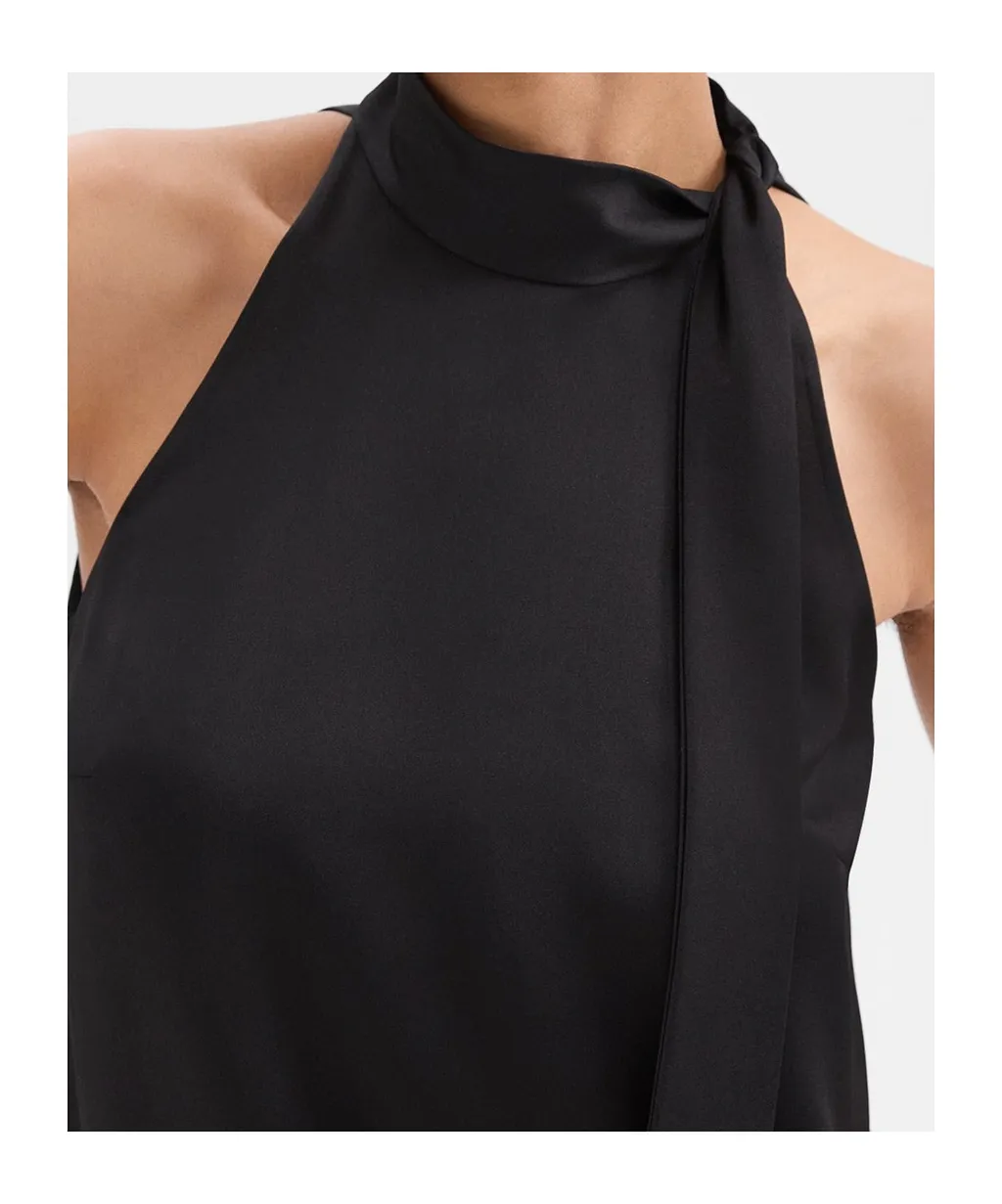 Theory Tie-Neck Halter Top