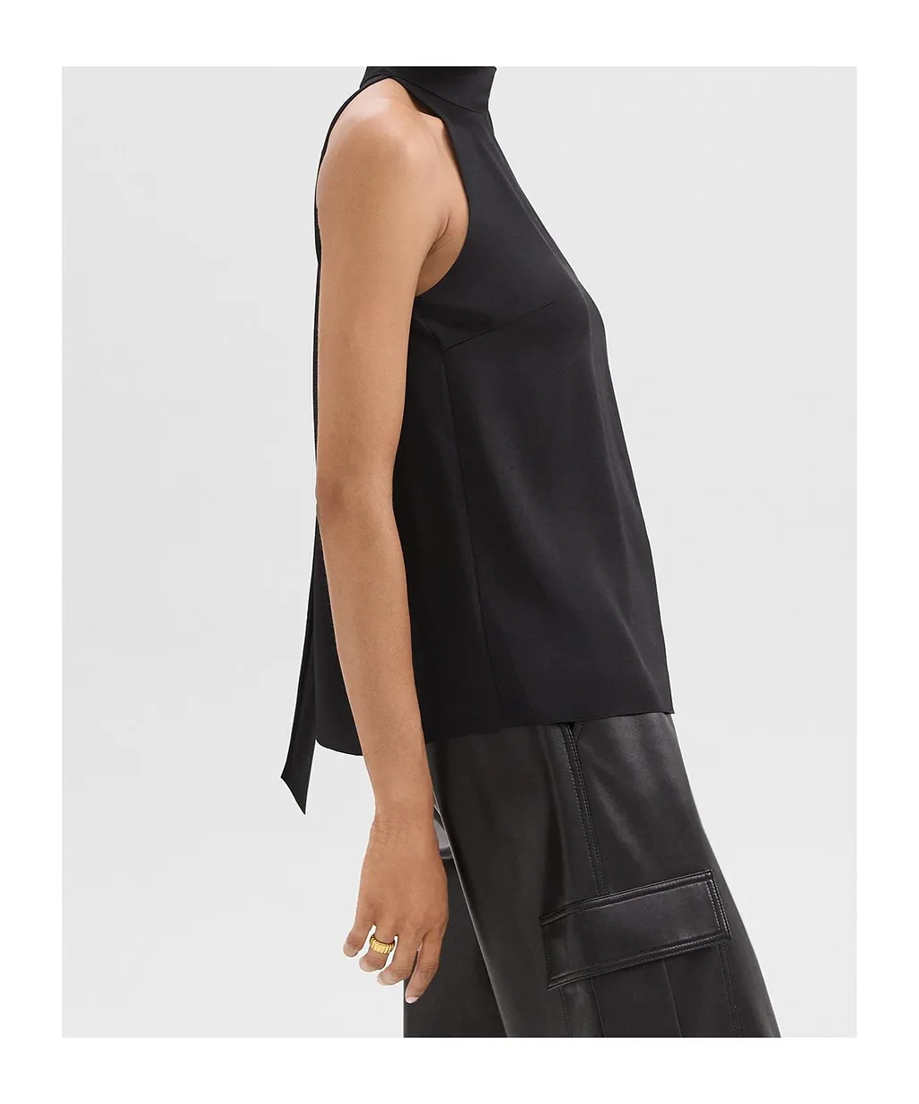 Theory Tie-Neck Halter Top