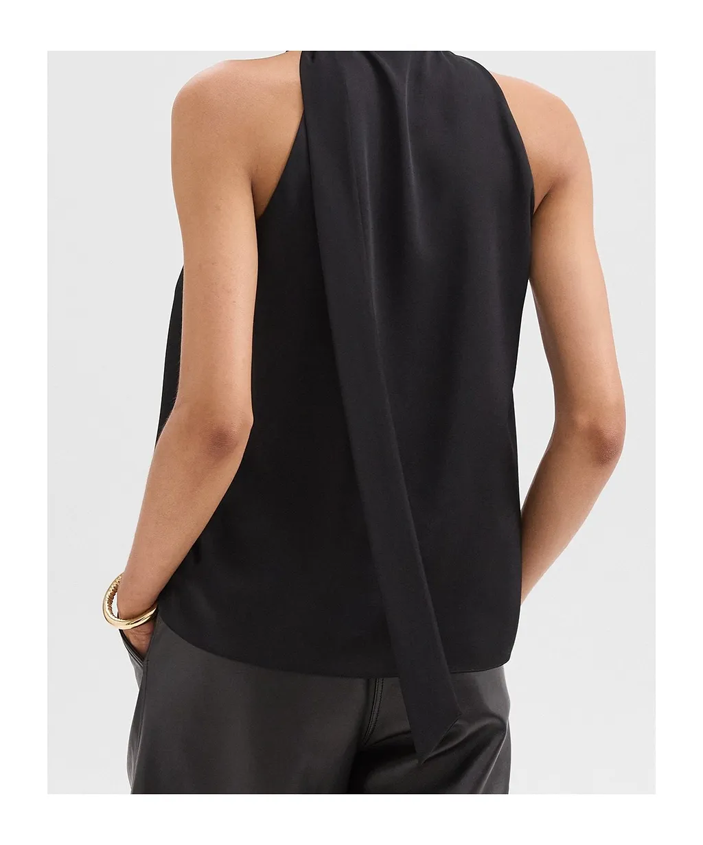 Theory Tie-Neck Halter Top