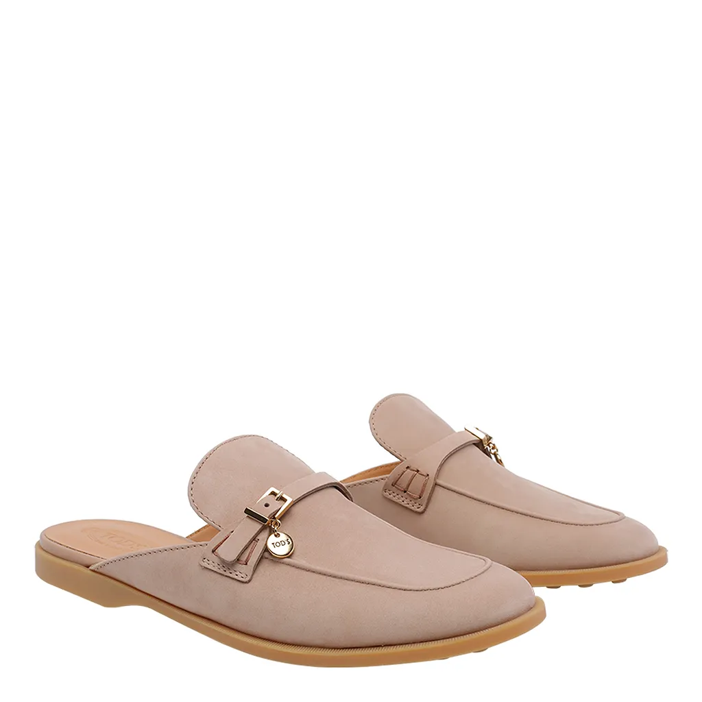 Tod's Logo Charm Buckle-Detailed Sabots