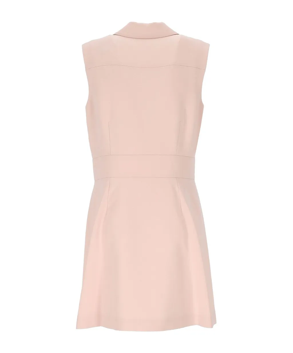 Theory V-Neck Mini Dress