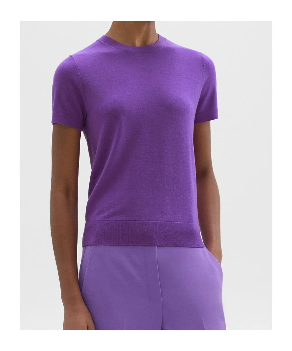 Wool Short-Sleeved Sweater