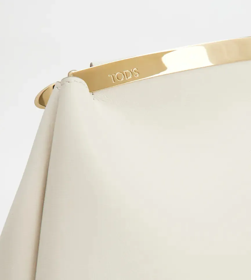 Tod's Magenta Chain Strap Clutch Bag