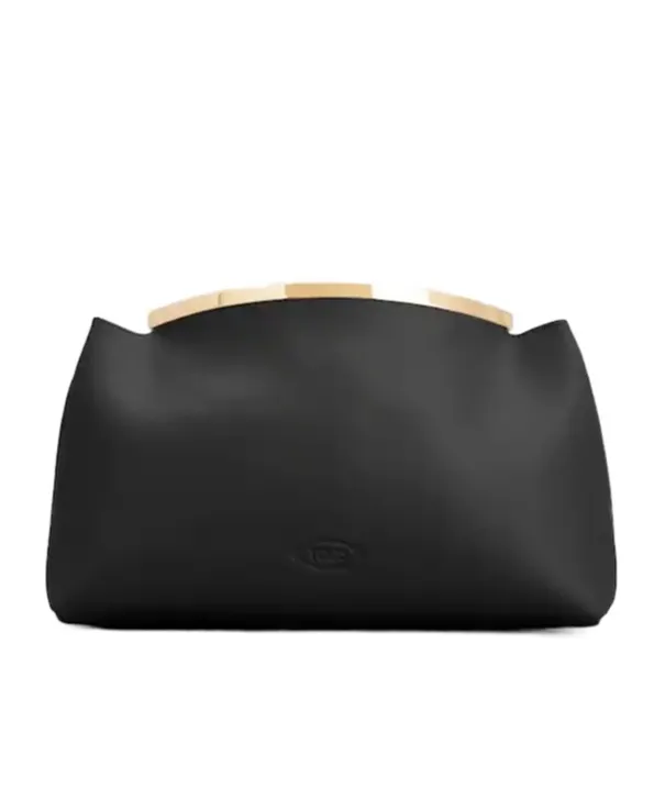 Tod's Magenta Chain Strap Clutch Bag
