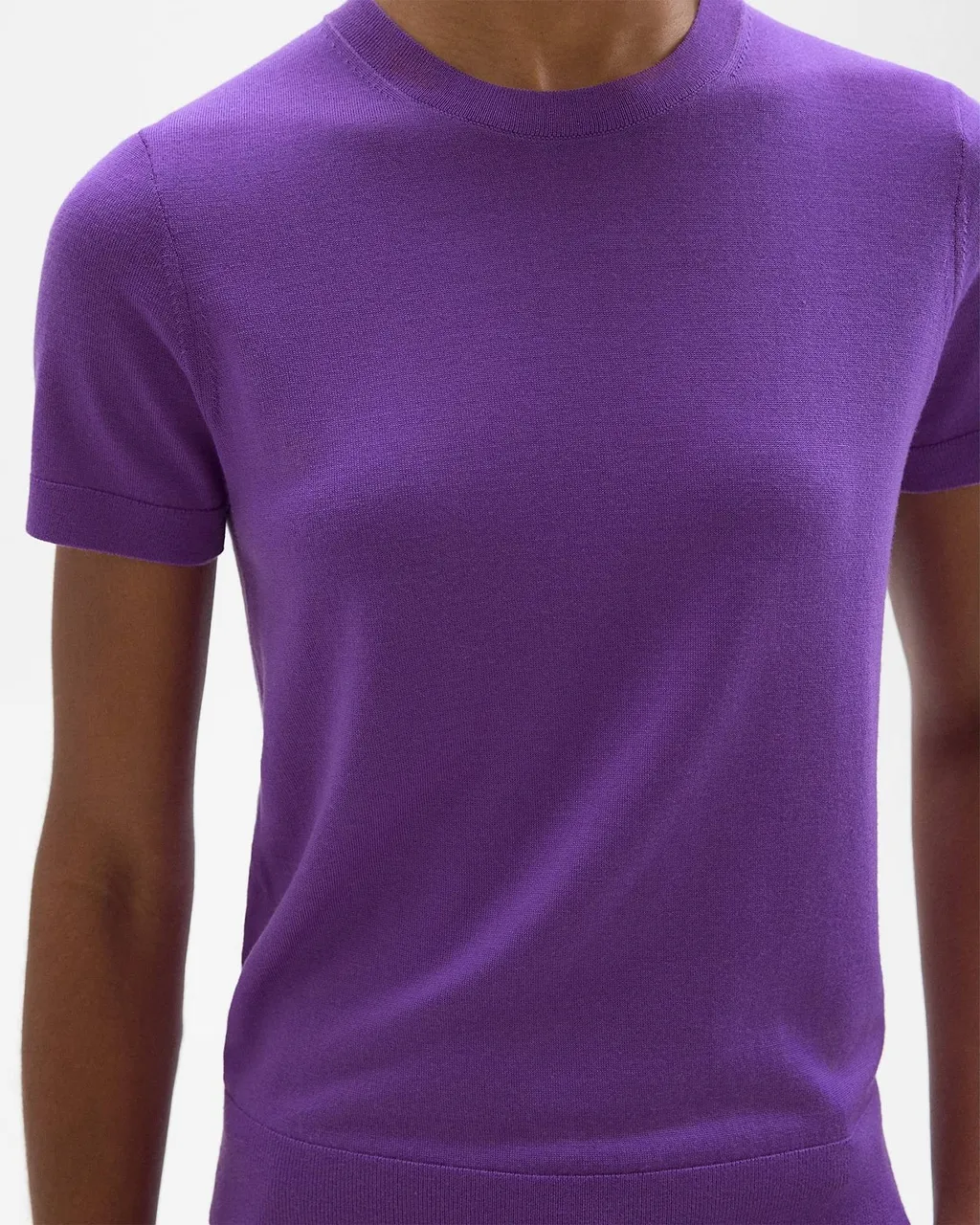 Wool Short-Sleeved Sweater