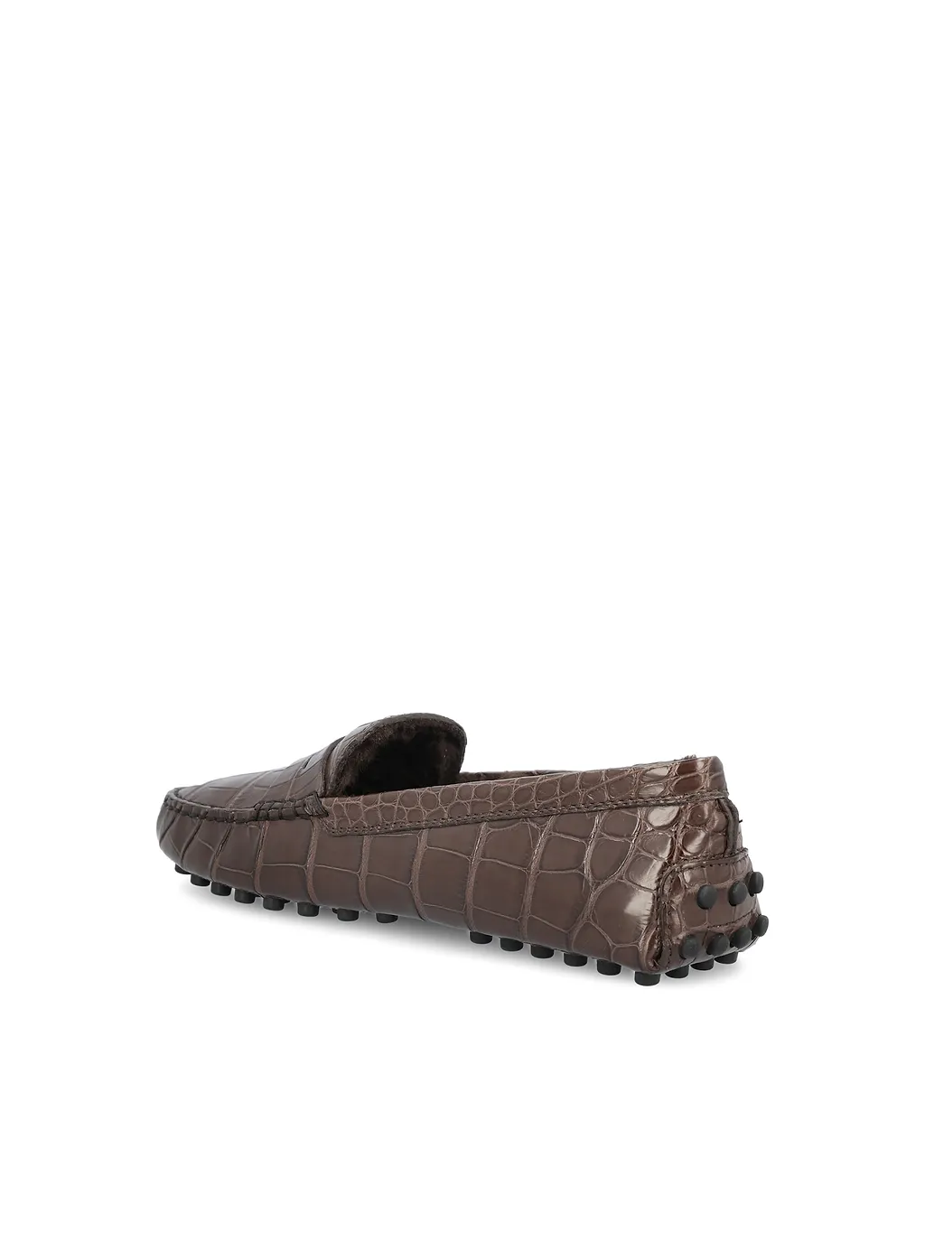 Tod's Round-Toe Embossed Loafers
