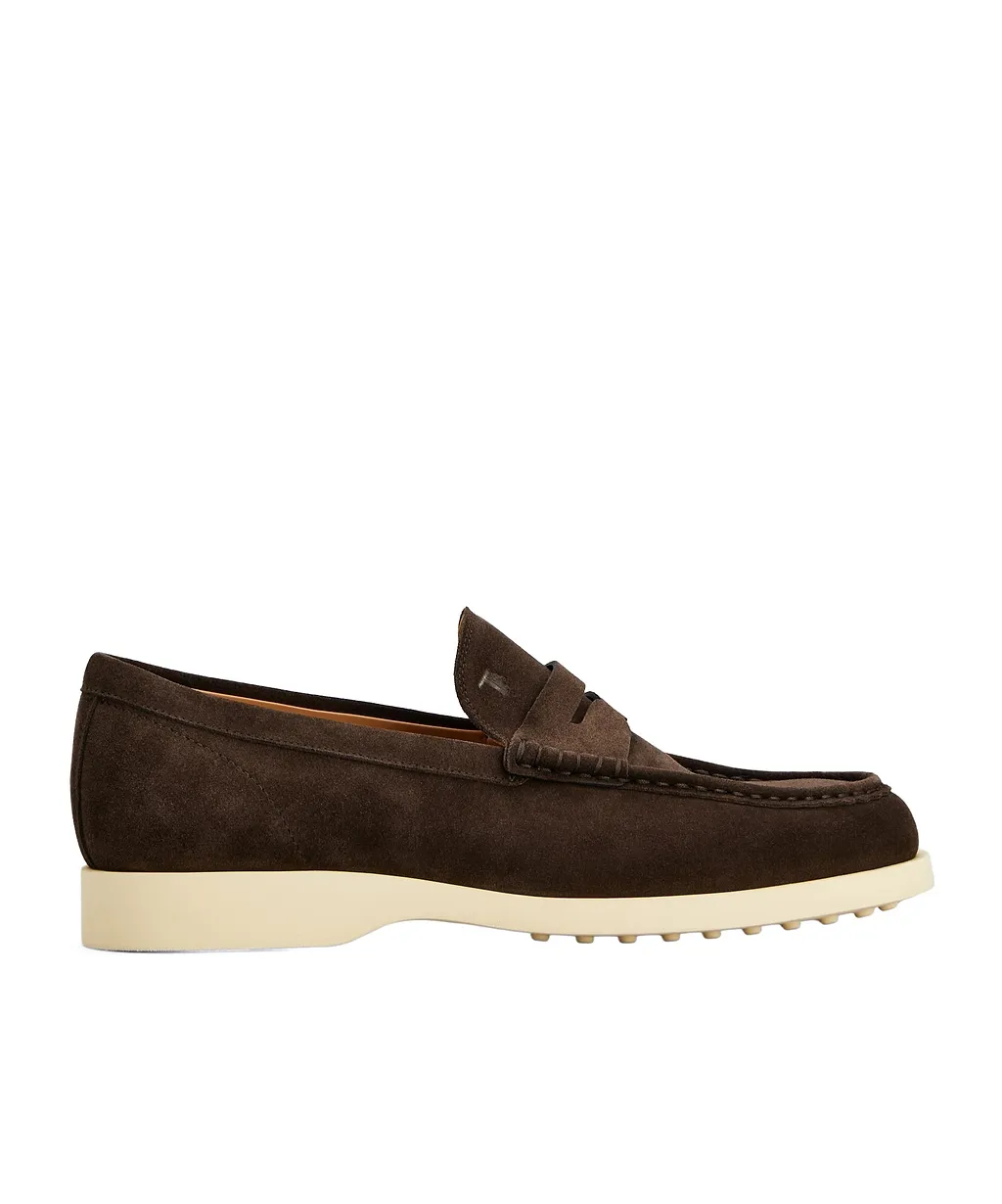 Tod's Topstitching Penny Loafers