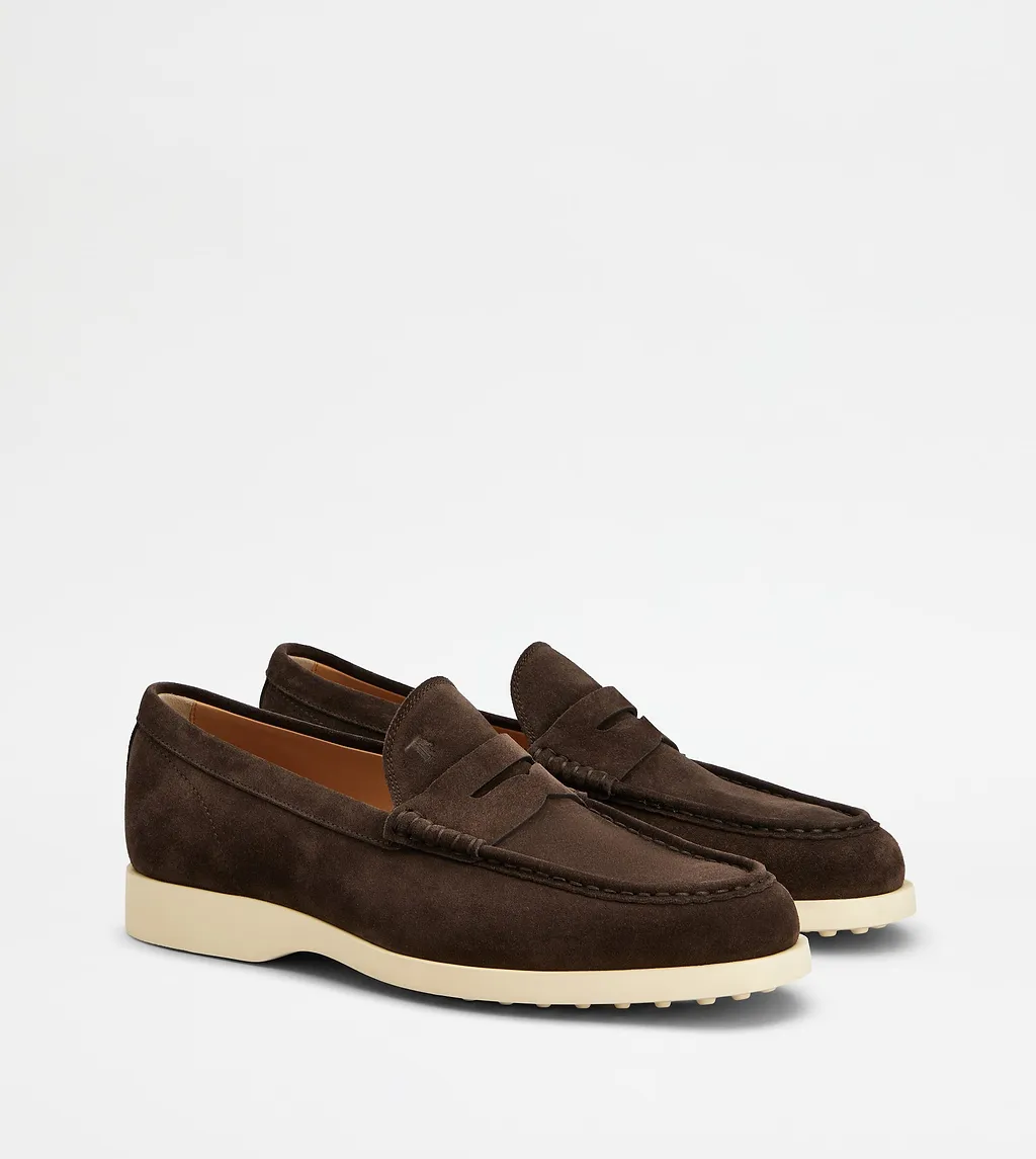 Tod's Topstitching Penny Loafers