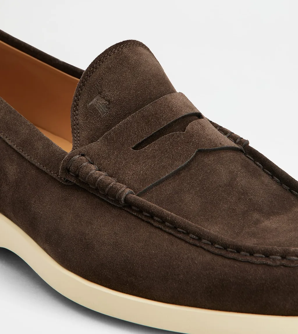 Tod's Topstitching Penny Loafers