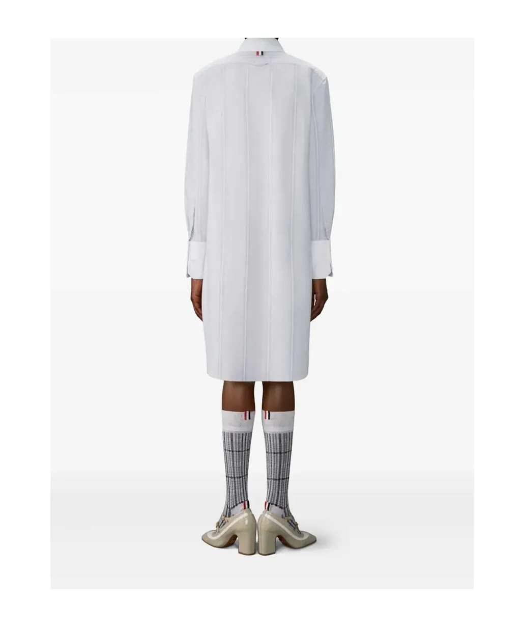 Collared Long-Sleeved Dress
