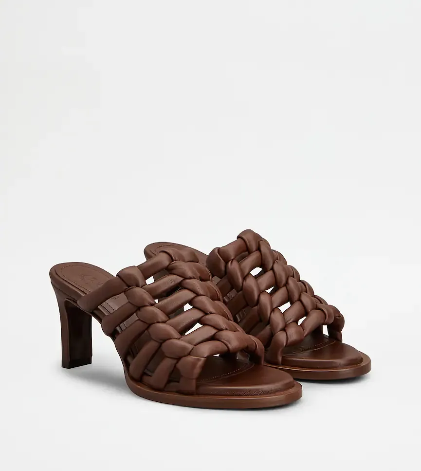 Tod's Woven Mules