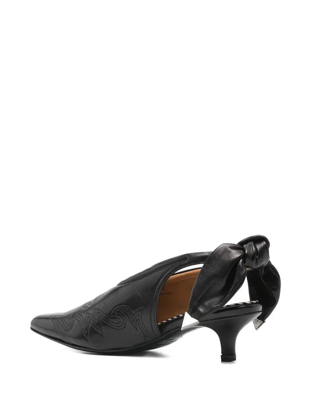 Toga Pulla Bow-Detail Pointed Toe Pumps