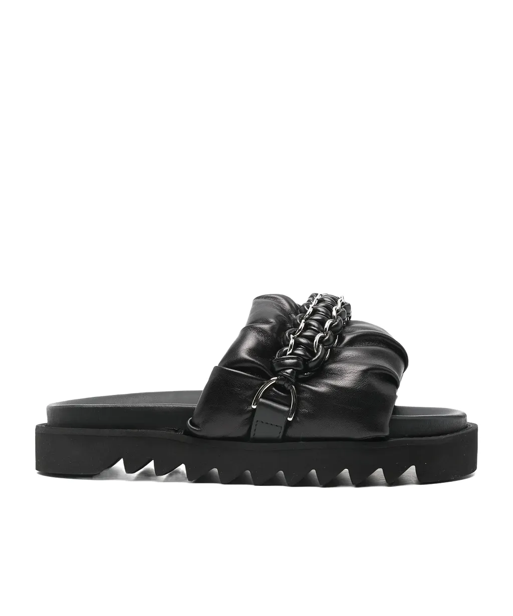 Toga Pulla Chain-Detail Flat Sandals