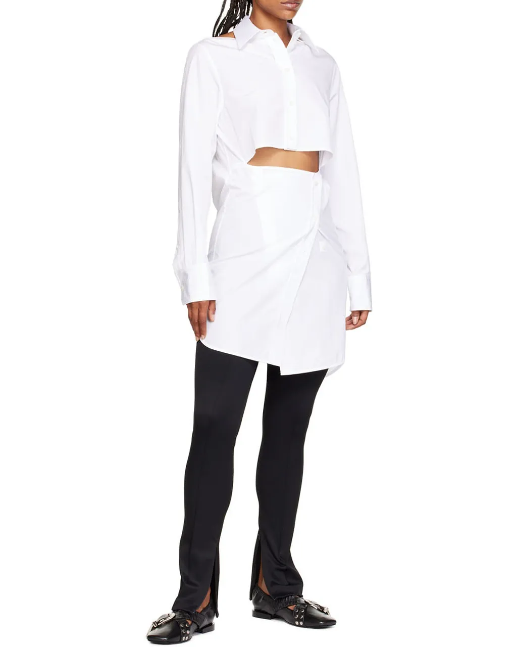 Toga Pulla Cross Strap Ballet Shoes