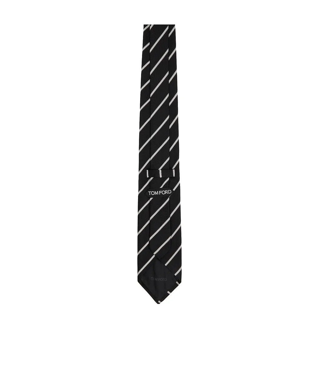 Alternate Weave Regimental Pointed Tie