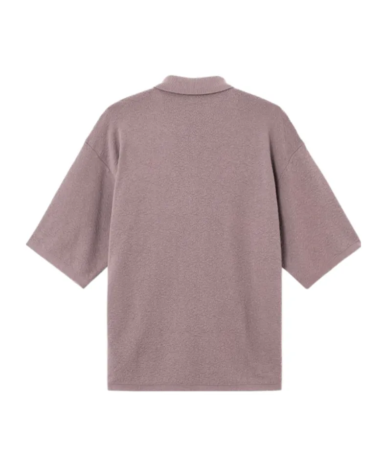 Stone Island Logo Patch Zip-Detailed Polo Shirt
