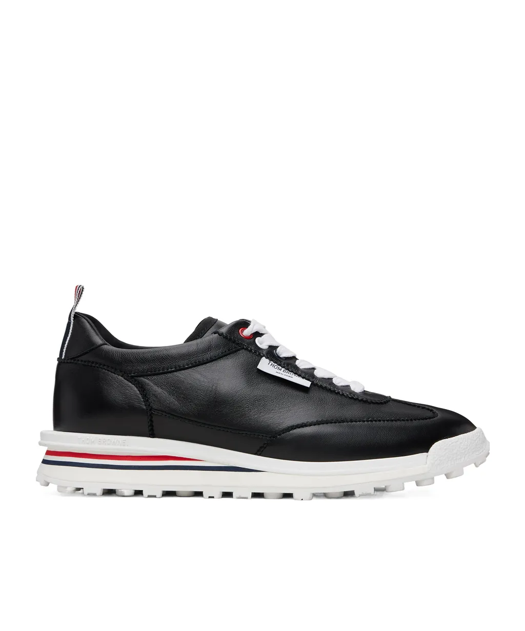 Lace-Up Leather Sneakers