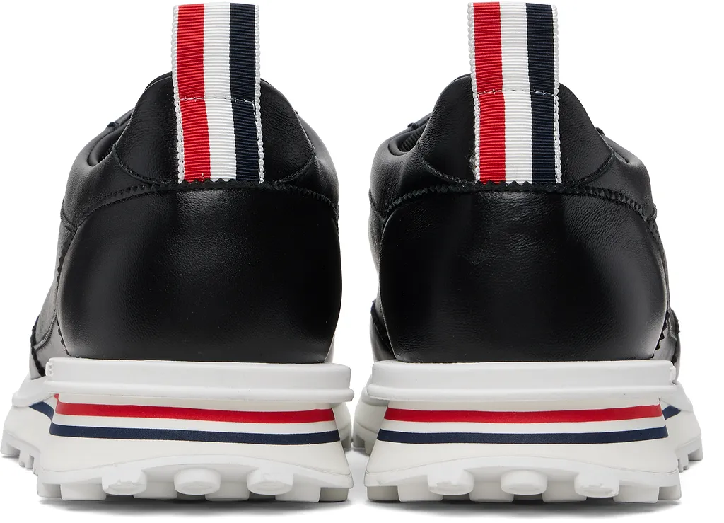 Lace-Up Leather Sneakers