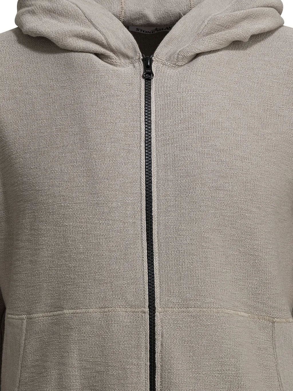 Stone Island Logo Patch Zip-Up Jacket