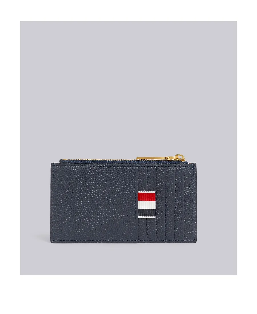 Navy Blue Pebble Zipper Purse
